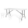 Outdoor Courtyard Foldable Long Table