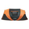 5-8 Person Black + Orange Pop-Up Camping Boat Tent