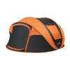 5-8 Person Black + Orange Pop-Up Camping Boat Tent