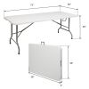 Outdoor Courtyard Foldable Long Table