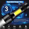 Mini Led Flashlight With Storage Box Portable Rechargeable Zoom Flashlight Waterproof Torch Lamp Lantern Camping Lights Outdoor