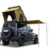 Explorer Plus Rooftop Tent Hardshell with Side Awning, Air Conditioner Outlet with Bracket, Luggage Racks&Replaceable Netting Rain Curtain, Truck Bed